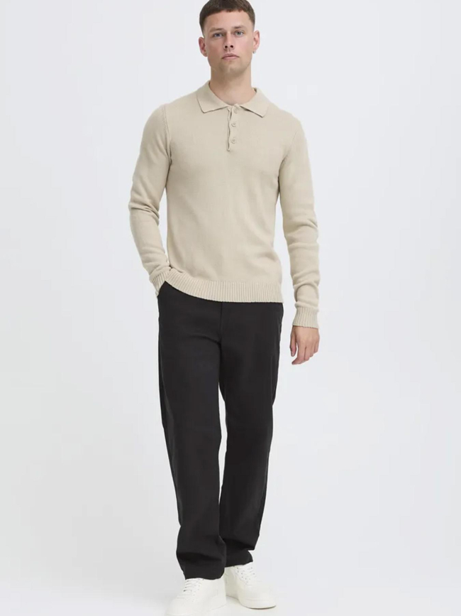 Pantalon chino large bhnatan noir homme - Blend