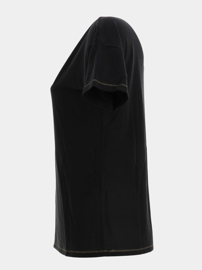 T-shirt col v free life noir femme - Only