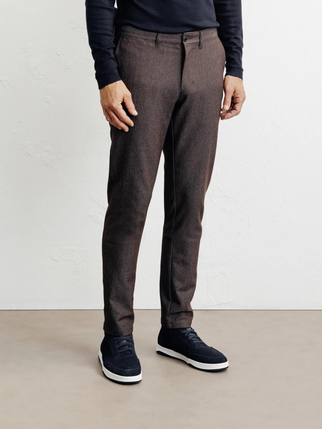 Pantalon chino perry marron homme - Izac