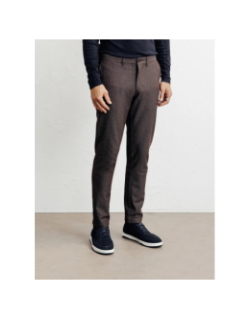 Pantalon chino perry marron homme - Izac
