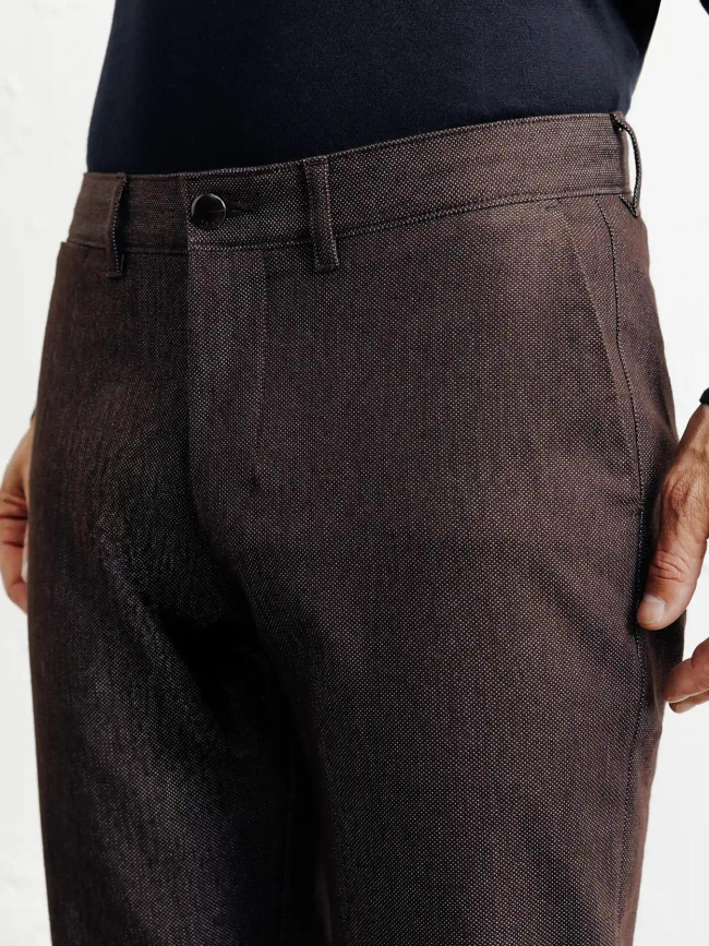 Pantalon chino perry marron homme - Izac