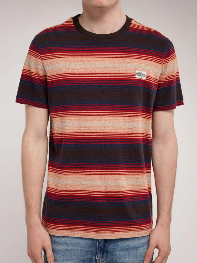 T-shirt rayé corey multicolore homme - Teddy Smith