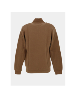 Sweat zippé narkus noisette marron homme - Teddy Smith