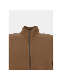 Sweat zippé narkus noisette marron homme - Teddy Smith
