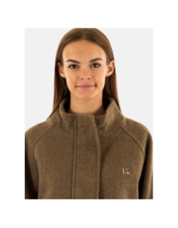 Manteau court zoe stone vert femme - Le Temps Des Cerises