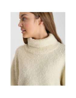 Pull col roulé odragi ice cream blanc fille - Le Temps Des Cerises