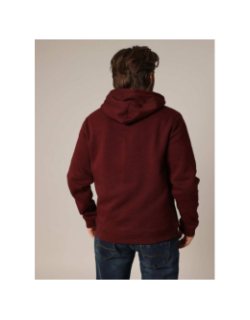 Sweat à capuche ben bordeaux homme - Deeluxe