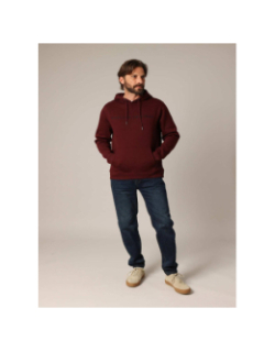 Sweat à capuche ben bordeaux homme - Deeluxe