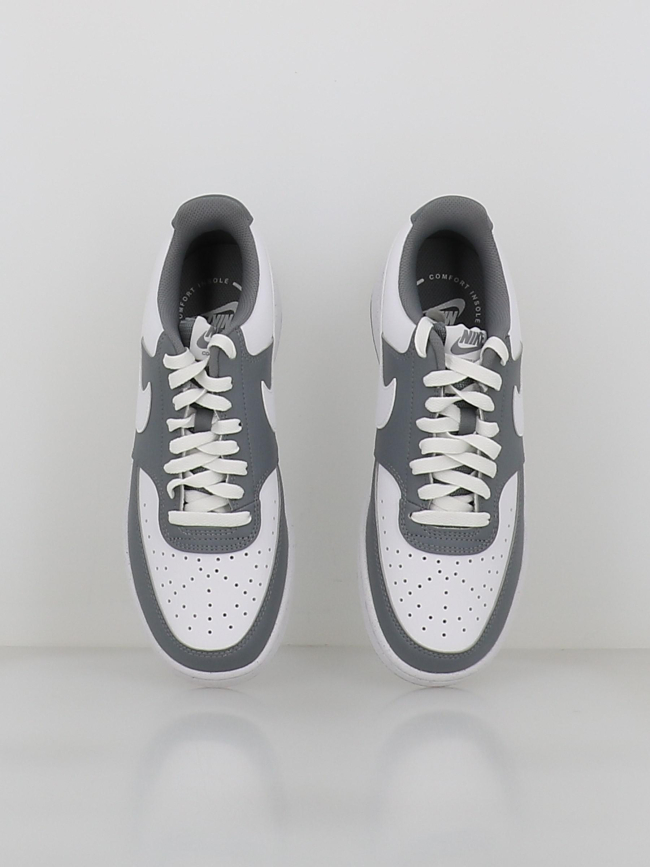 Baskets court vision gris blanc homme - Nike