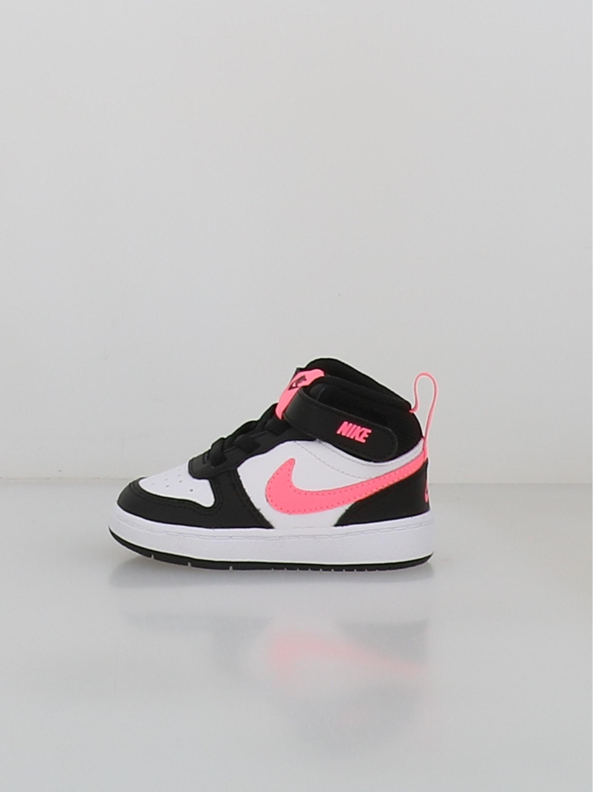 Baskets à scratch court borough tdv noir rose enfant - Nike
