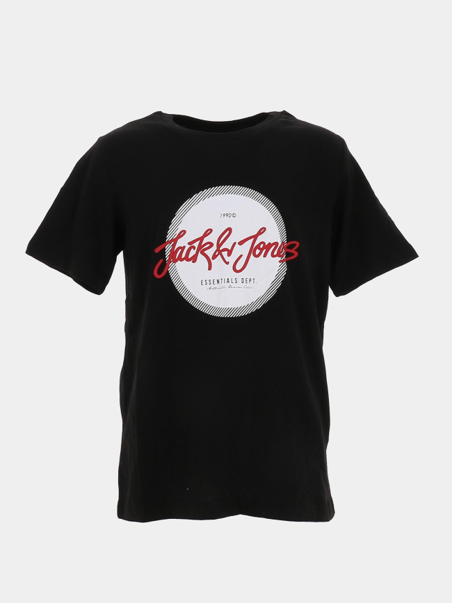 T-shirt urban noir garçon - Jack & Jones
