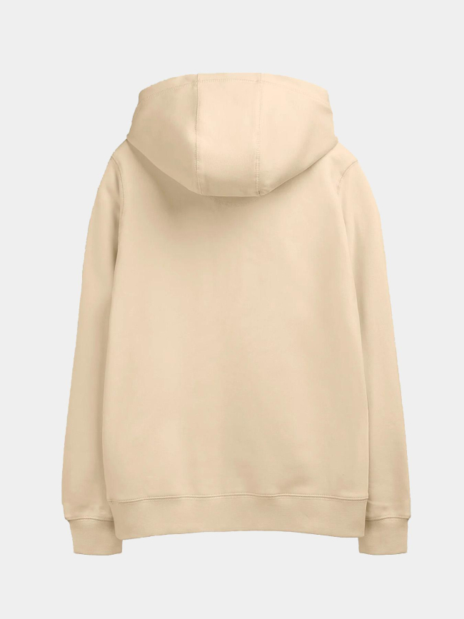 Sweat à capuche evry beige enfant - Teddy Smith