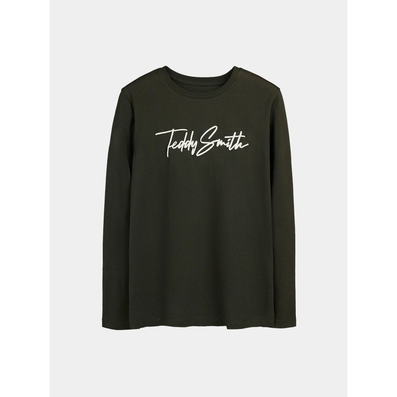 T-shirt manches longues evan deep kaki enfant - Teddy Smith