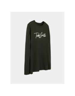 T-shirt manches longues evan deep kaki enfant - Teddy Smith