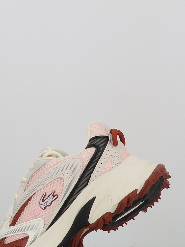 Baskets l003 neo shot rose blanc femme - Lacoste