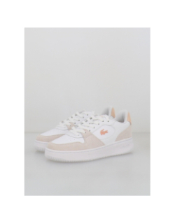 Baskets bi-matière l001 blanc femme - Lacoste