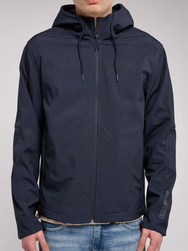 Veste déperlante renzo bleu marine homme - Teddy Smith