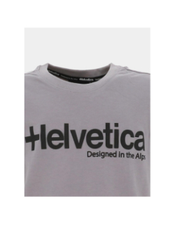 T-shirt nolan rock gris enfant - Helvetica