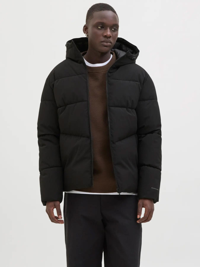 Doudoune global puffer noir homme - Jack & Jones