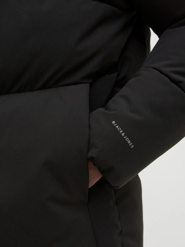 Doudoune global puffer noir homme - Jack & Jones