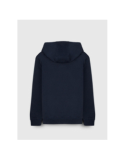 Sweat à capuche jim bleu marine garçon - Teddy Smith