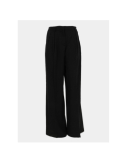 Pantalon large taille haute noir femme - Molly Bracken