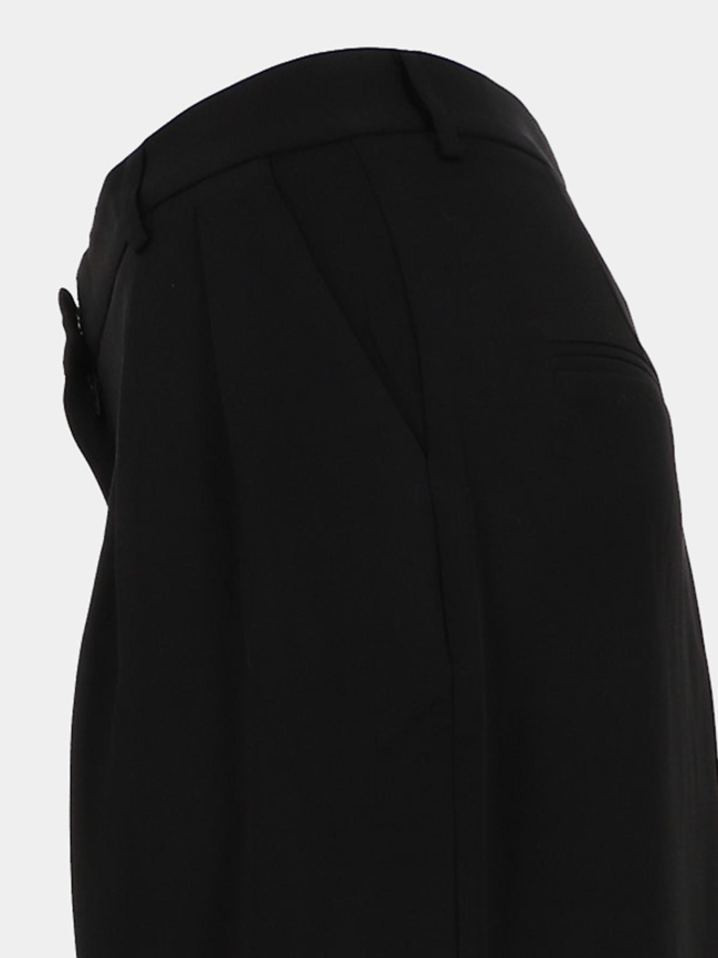 Pantalon large taille haute noir femme - Molly Bracken