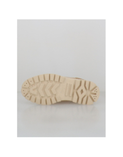 Baskets pallashock zip fourrées marron femme - Palladium