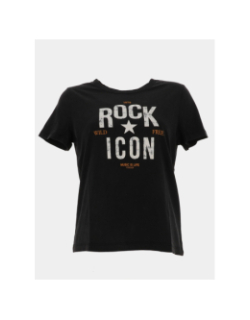 T-shirt gisla noir femme - Vero Moda