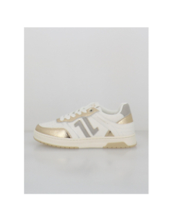 Baskets cl94 blanc doré femme - CL11