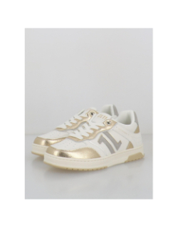 Baskets cl94 blanc doré femme - CL11