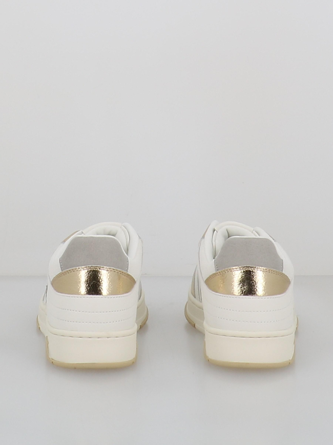 Baskets cl94 blanc doré femme - CL11