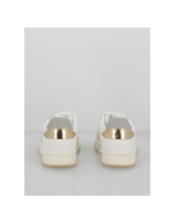 Baskets cl94 blanc doré femme - CL11