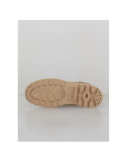 Baskets montantes pampa léopard marron femme - Palladium