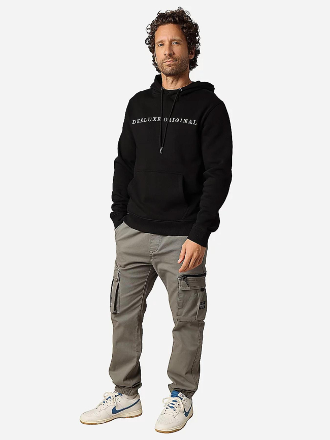 Sweat à capuche ben noir homme - Deeluxe