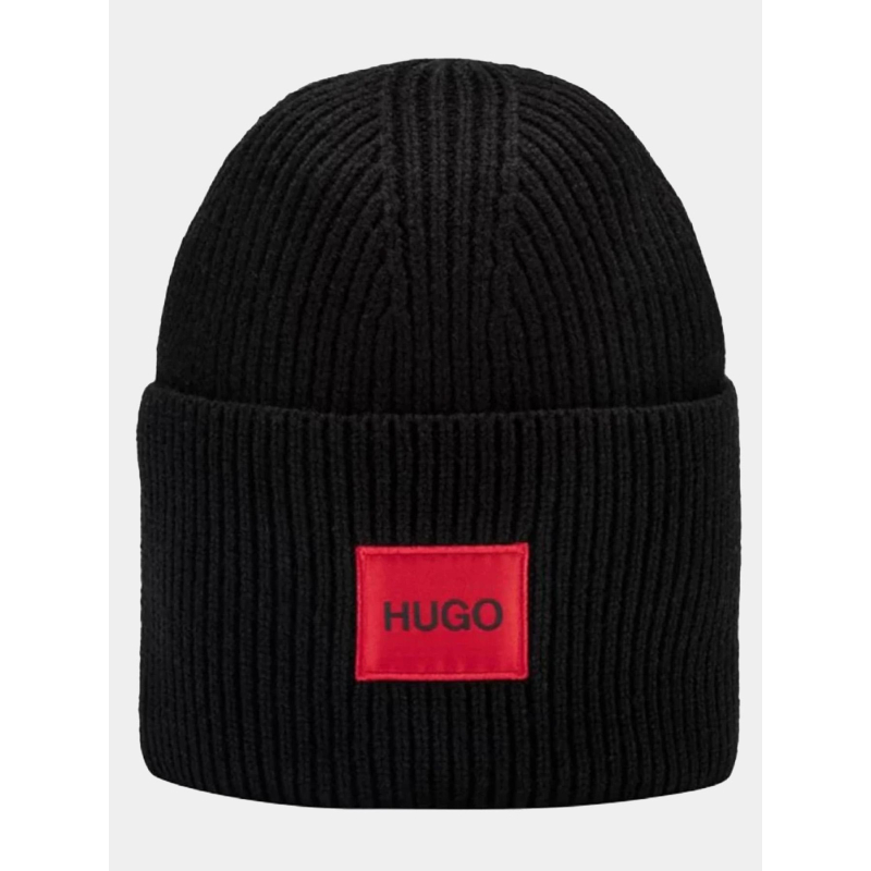 Bonnet en laine saffa noir femme - Hugo