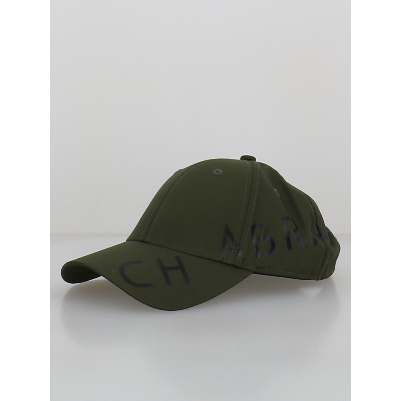 Casquette logo kaki noir homme - Chabrand