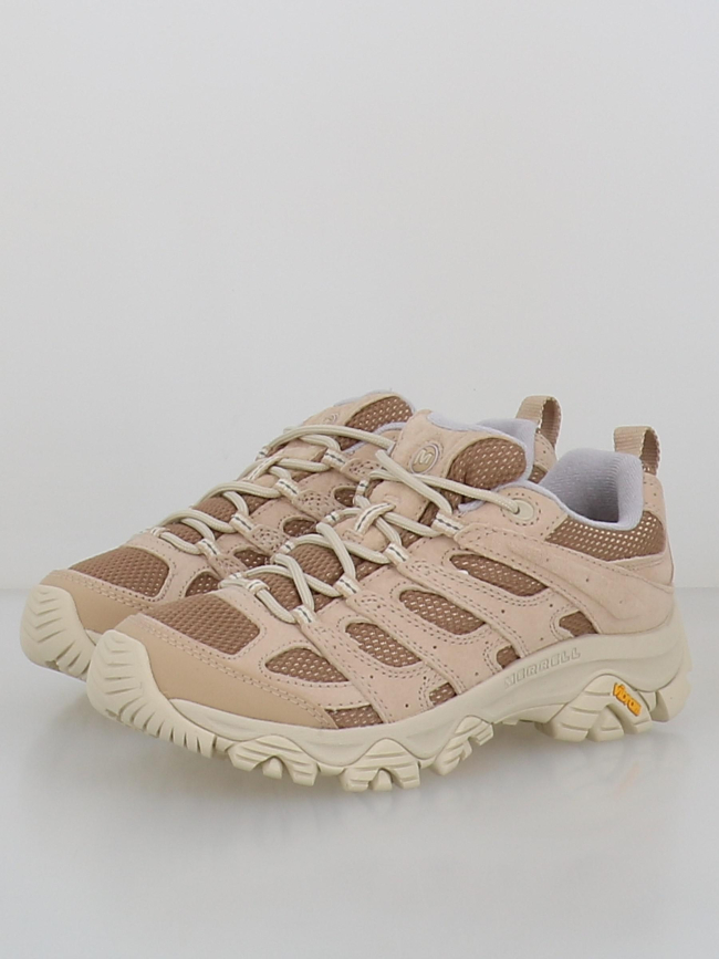 Chaussures de randonnée moab 3 zip beige femme - Merrell