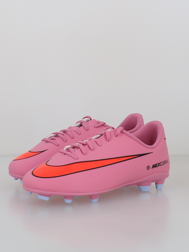 Chaussures de football superfly 10 club fg/mg rose - Nike