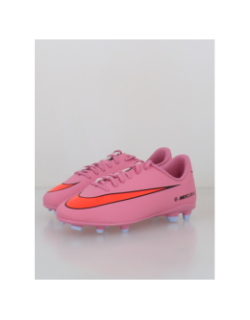 Chaussures de football superfly 10 club fg/mg rose - Nike