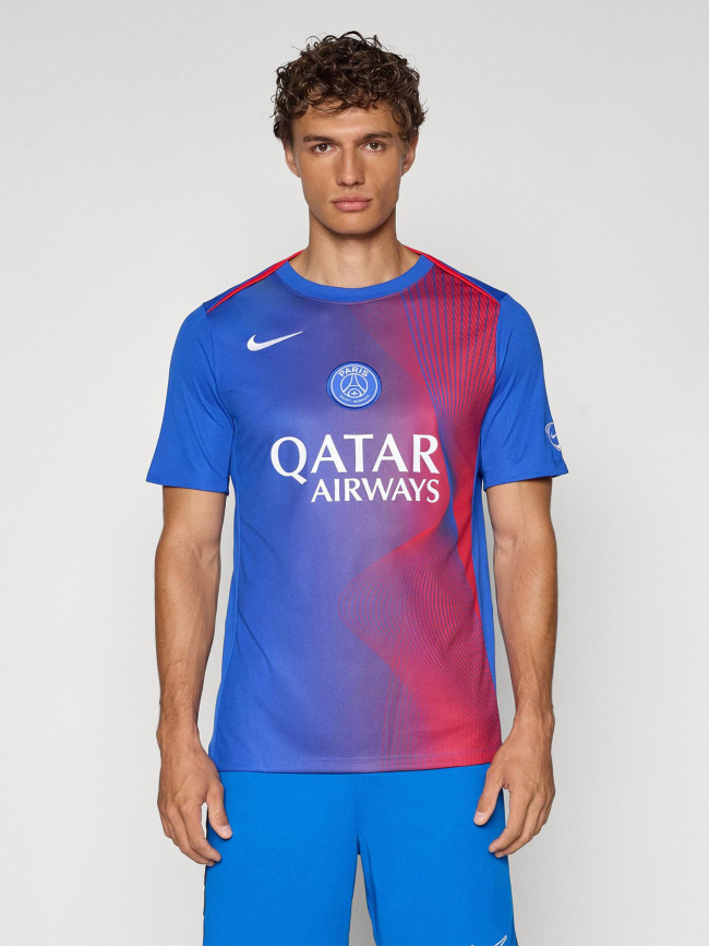 Maillot de football pré-match psg 25/26 bleu homme - Nike