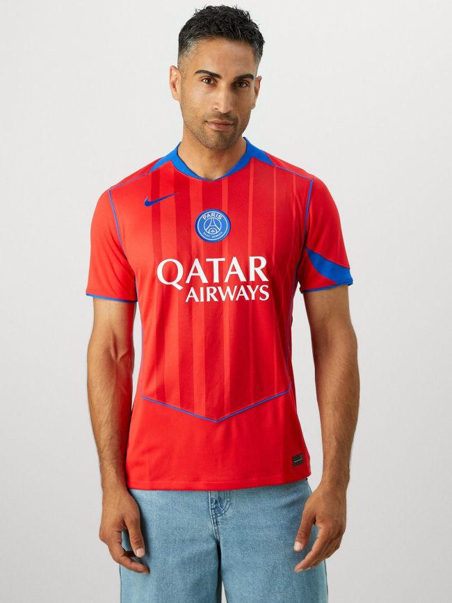 Maillot de football third psg 25/26 rouge homme - Nike