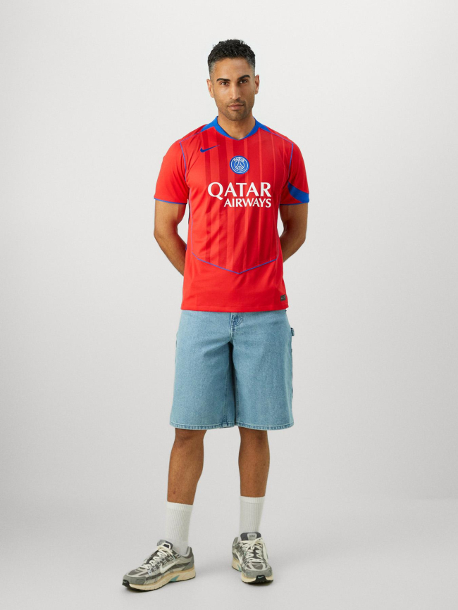 Maillot de football third psg 25/26 rouge homme - Nike
