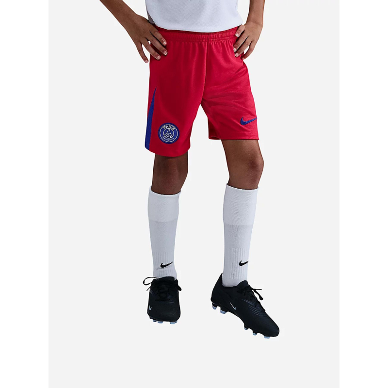 Short de football third psg 25/26 rouge enfant - Nike
