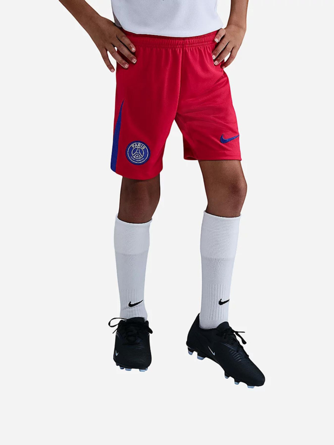 Short de football third psg 25/26 rouge enfant - Nike