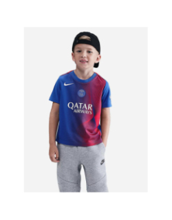 Maillot de football d'avant-match psg academy pro third bleu enfant - Nike