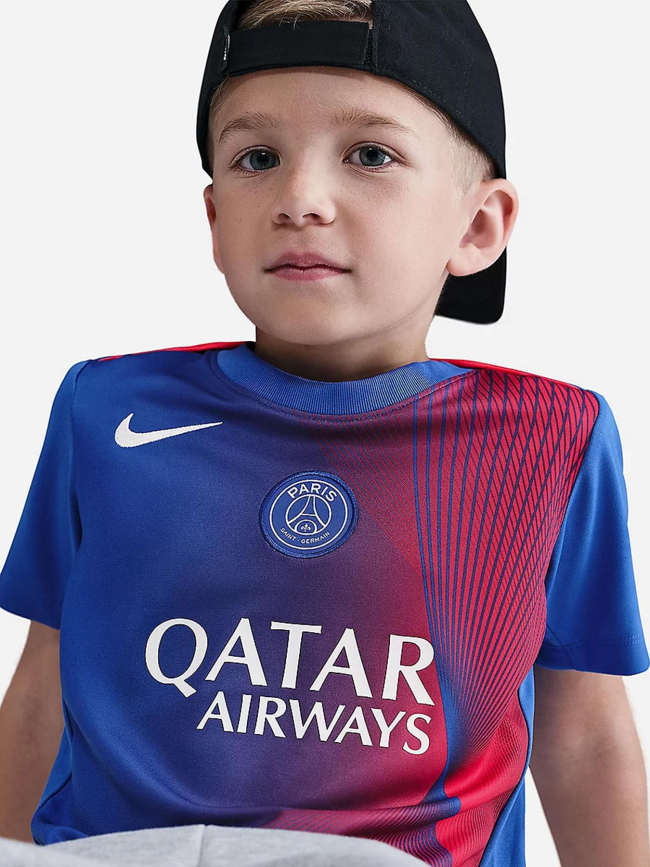 Maillot de football d'avant-match psg academy pro third bleu enfant - Nike