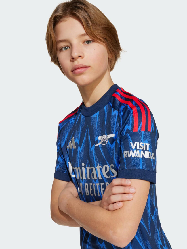 Maillot de football extérieur arsenal 25/26 bleu marine enfant - Adidas