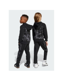 Ensemble de survêtement camo gris et noir enfant - Adidas