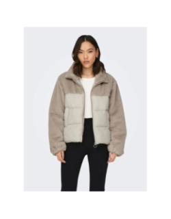 Doudoune onlwanja beige femme - Only